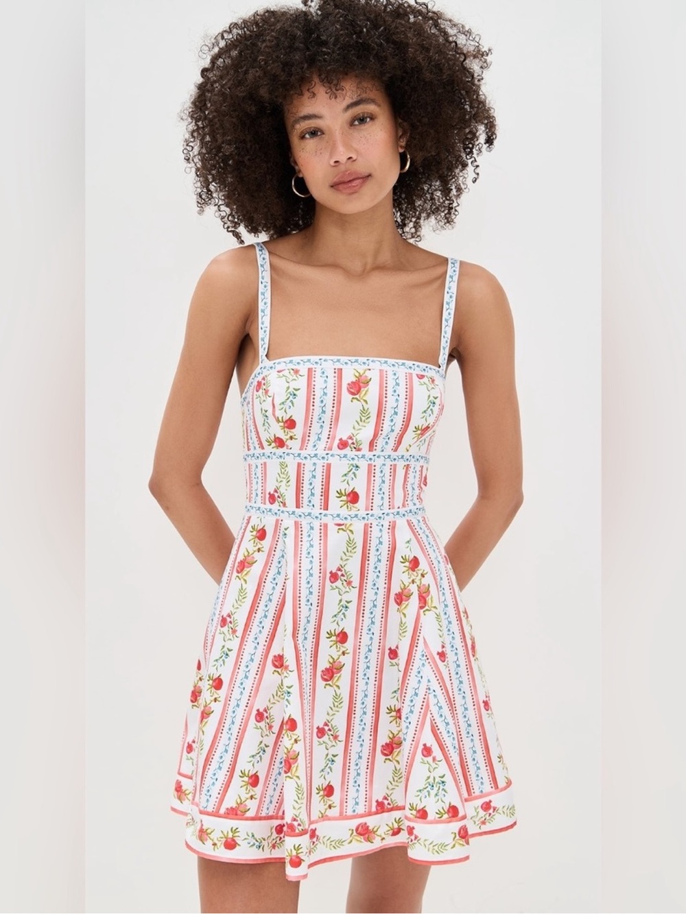 Hill House Home Mini Margot Dress in Pomegranate Stripe Size S